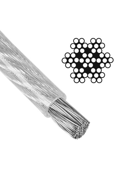 Cable de acero inoxidable 7x7